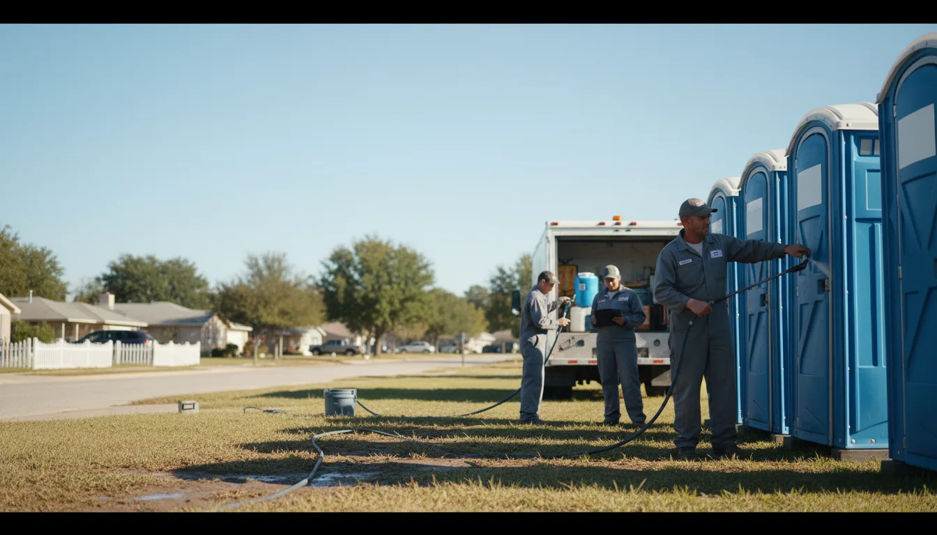 Long-Term Portable Toilet Rental in Flomot, TX near me